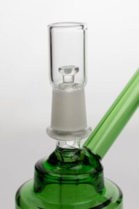 7″ Lego head  2-in-1 glass water bubbler