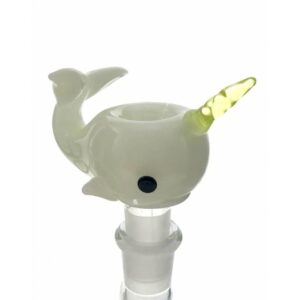 Empire Glassworks – Bowl Piece – Radioactive Narwhal