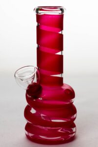 6″ glass water bong