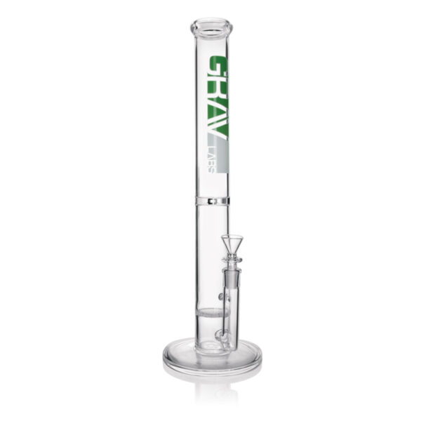 Grav Labs 16″ Stemless Water Pipe w/Honey Comb Disc – Clear