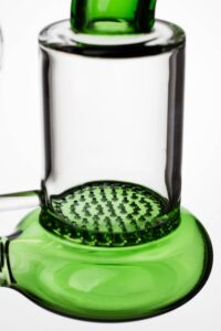 8″ honeycomb flat diffused kink bubbler