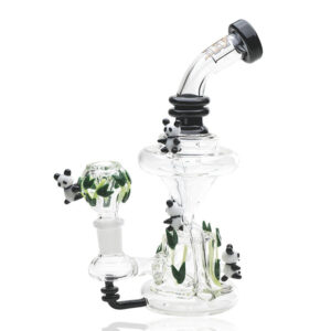 Empire Glassworks – Mini Recycler Climbing Pandas