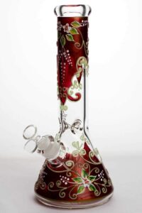 13" Luminous Flower Beaker Bong | Glass Bongs For Sale | Free NZ Shipping
