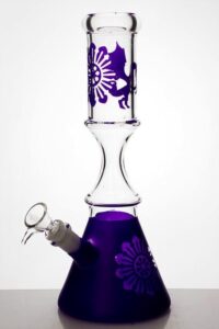 12" Color Coated Glass Bong | Heady Glass Bong For Sale | Free NZ Shipping