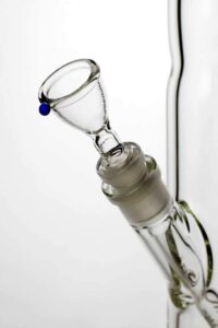 18" Genie Yellow Dot Tube Glass Bong | Bongs For Sale | Free NZ Shipping