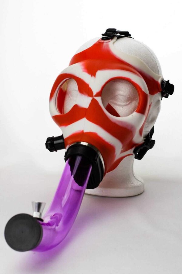 Silicone Gas Mask acrylic bong