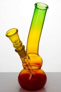 7″ glass water bong with bowl stem