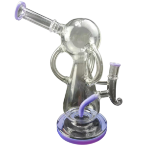 10″ Artsy Recycler Glass Bong