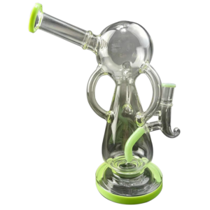 10″ Artsy Recycler Glass Bong