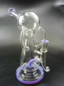 10″ Artsy Recycler Glass Bong