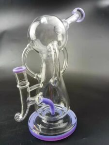 10″ Artsy Recycler Glass Bong