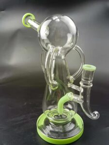 10″ Artsy Recycler Glass Bong