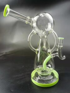10″ Artsy Recycler Glass Bong