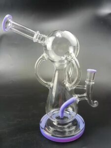 10″ Artsy Recycler Glass Bong