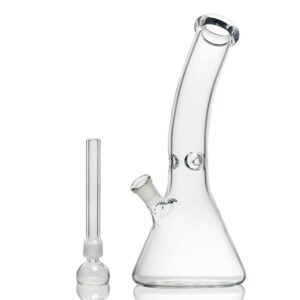 10"Clear Glass Weed Beaker Bong | Water Pipes For Sale | Free NZ Shipping