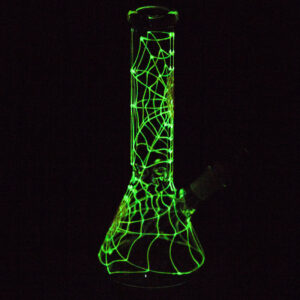 10" Glow In The Dark Spider Glass Bong For Sale | Free NZ Shipping | PB