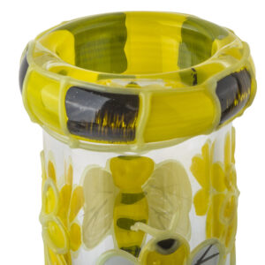 10" Glowing Honeybee Beaker Bong | Water Pipe For Sale | Free NZ Shipping