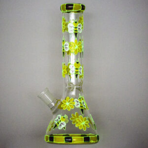 10" Glowing Honeybee Beaker Bong | Water Pipe For Sale | Free NZ Shipping