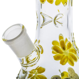 10" Glowing Honeybee Beaker Bong | Water Pipe For Sale | Free NZ Shipping
