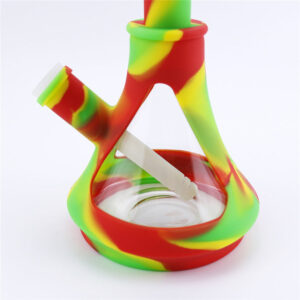 10" Silicone Glass Chamber Beaker Water Bong For Sale | Free NZ Shipping