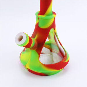 10" Silicone Glass Chamber Beaker Water Bong For Sale | Free NZ Shipping