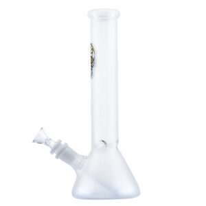 10" Skull Frosted Glass Water Beaker Bong For Sale | Free NZ Shipping