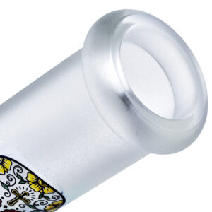 10" Skull Frosted Glass Water Beaker Bong For Sale | Free NZ Shipping