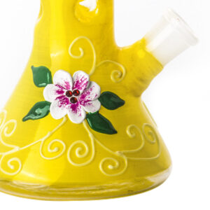 10 Yellow Glass Beaker Bong  Portable Bongs For Sale  Free NZ Shipping