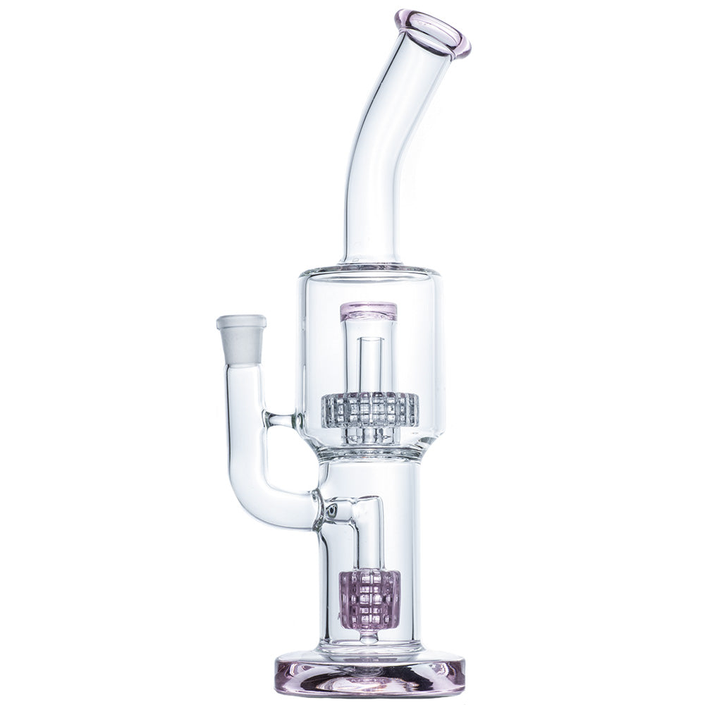 Double Matrix Perc Glass Bong | Perc Bongs For Sale | Free NZ Shipping