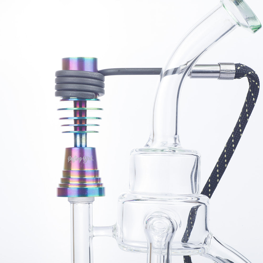 10mm 14mm Female Titanium Nail for 20mm Enail Heating Coil - Enail Dab Kit Accessories For Sale - Puffing Bird - Online Headshop