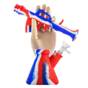 11.4 2-in-1 Silicone Gun BongNectar Collector  Water Pipes For Sale