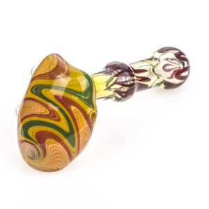 Swirl Fumed Glass Hammer Bubbler | Weed Bowls For Sale | Free NZ Shipping