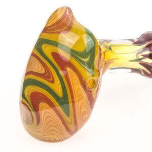 Swirl Fumed Glass Hammer Bubbler | Weed Bowls For Sale | Free NZ Shipping