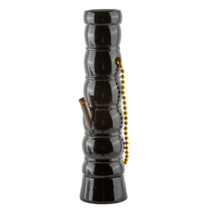 11" Black Curved Wooden Bong | Water Pipes For Sale | Free NZ Shipping
