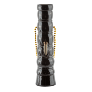 11" Black Curved Wooden Bong | Water Pipes For Sale | Free NZ Shipping