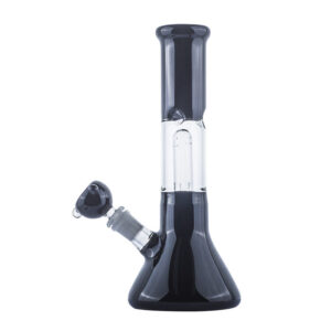 11" Black Glass Beaker Bong | Water Pipes For Sale | Free NZ Shipping