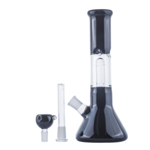 11" Black Glass Beaker Bong | Water Pipes For Sale | Free NZ Shipping