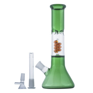 11" Spiral Perc Glass Beaker Bong/Water Pipes For Sale | Free NZ Shipping