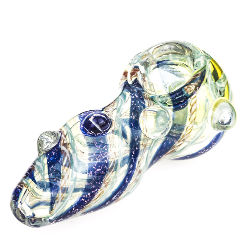 1220_03_33cf6a78-b60b-4a27-b930-7ed1cb35c75a Swirl Fumed Glass Pipe
