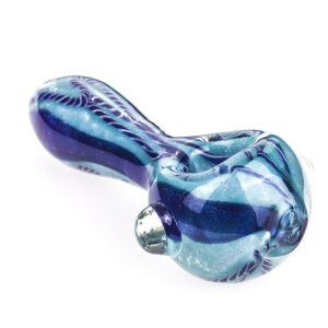 Blue Glass Spoon Pipe | Pot Pipes/Weed Bowls For Sale | Free NZ Shipping