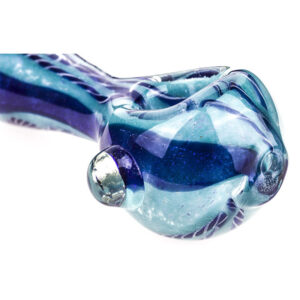 Blue Glass Spoon Pipe | Pot Pipes/Weed Bowls For Sale | Free NZ Shipping