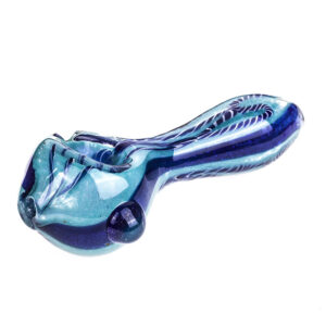 Blue Glass Spoon Pipe | Pot Pipes/Weed Bowls For Sale | Free NZ Shipping