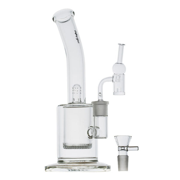 12" Extra Thick Honeycomb Glass Bong Set | For Sale | Free NZ Shipping