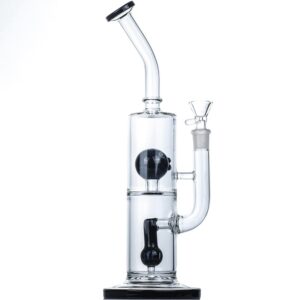 12" 8-Ball Perc Glass Bong | Best Heady Bongs For Sale | Free NZ Shipping