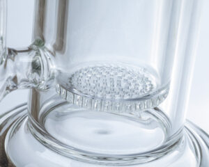 Extra Thick Honeycomb Glass Bong | Water Pipe For Sale | Free NZ Shipping