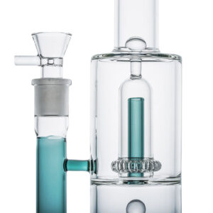 13.8" Double Showerhead Perc Glass Bong | For Sale | Free NZ Shipping