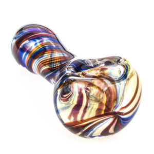 Handmade Swirl Fumed Glass Spoon Pipe | Best Smoke Shop |Free NZ Shipping