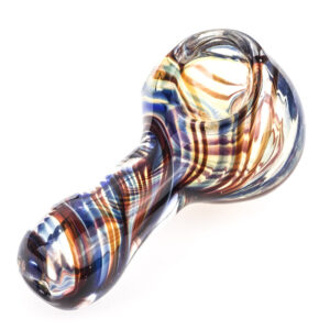 Handmade Swirl Fumed Glass Spoon Pipe | Best Smoke Shop |Free NZ Shipping