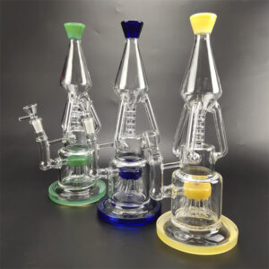 13" Multiple Perc Recycler Water Glass Bong For Sale | Free NZ Shipping