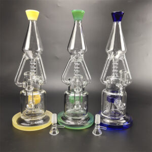 13" Multiple Perc Recycler Water Glass Bong For Sale | Free NZ Shipping